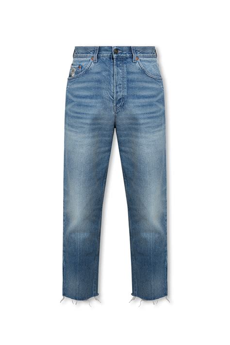 mens gucci jeans grey 100 cotton|designer jeans for guys gucci.